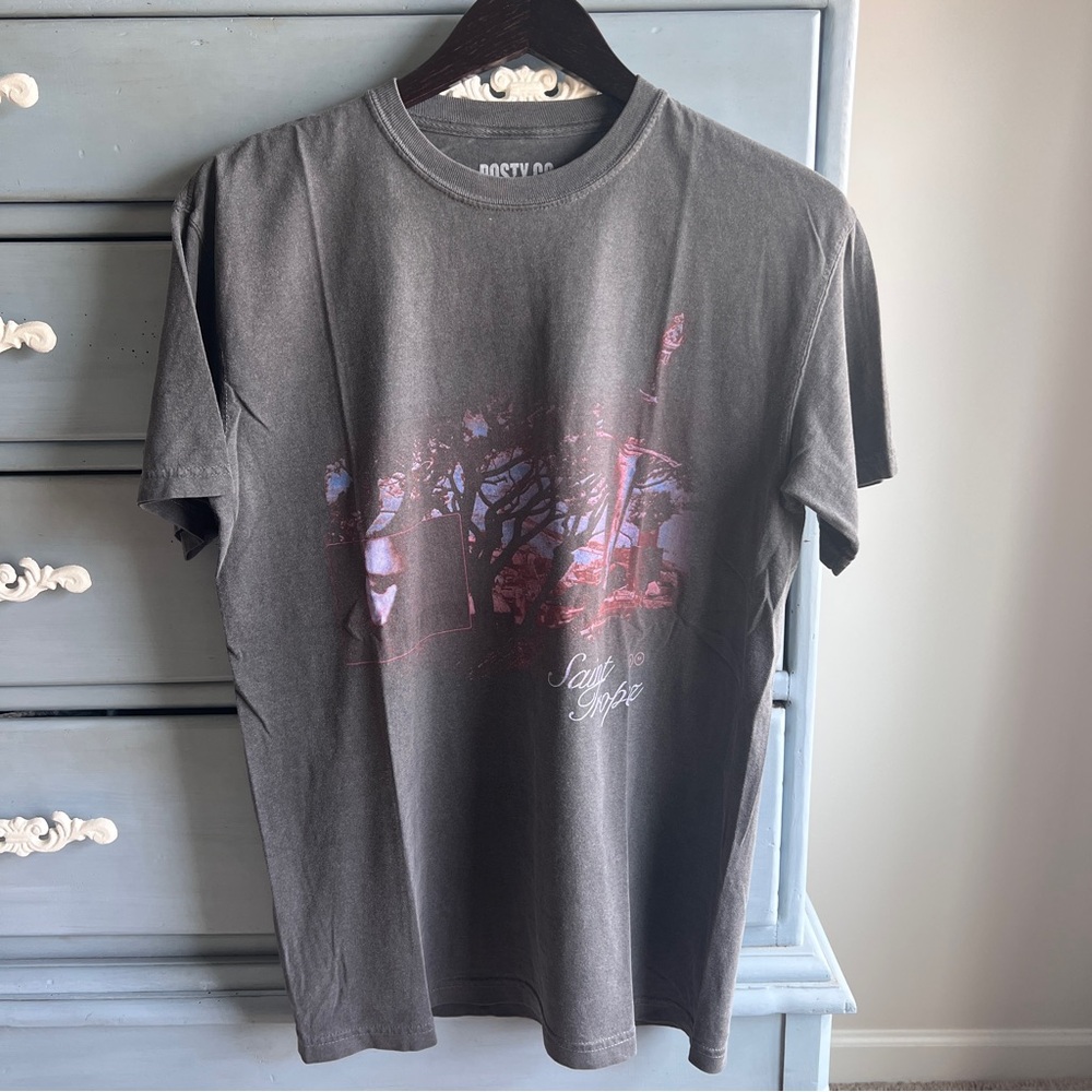 Rusty Gray Graphic T-Shirt for Men